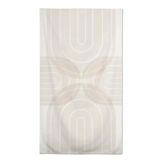 Neutral Rainbow Tablecloth {1}