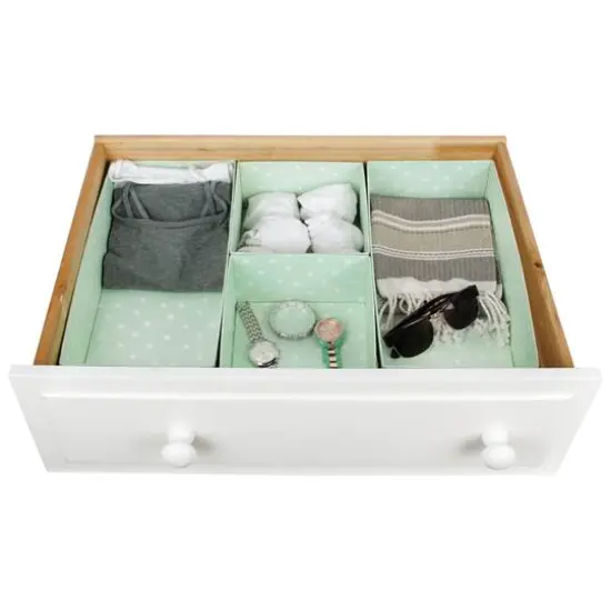 DII&reg; 4" Green Rectangle Drawer Organizer {3}