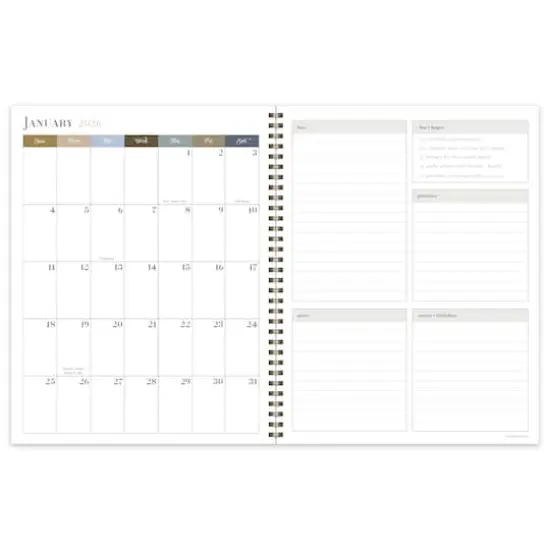 2026 Linen Large Weekly Monthly Planner {3}