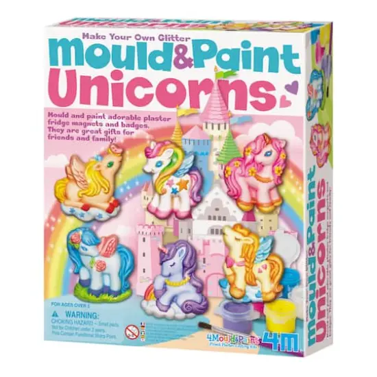 Toysmith&reg; 4M Make Your Own Glitter Mould & Paint Unicorns Kit {1}