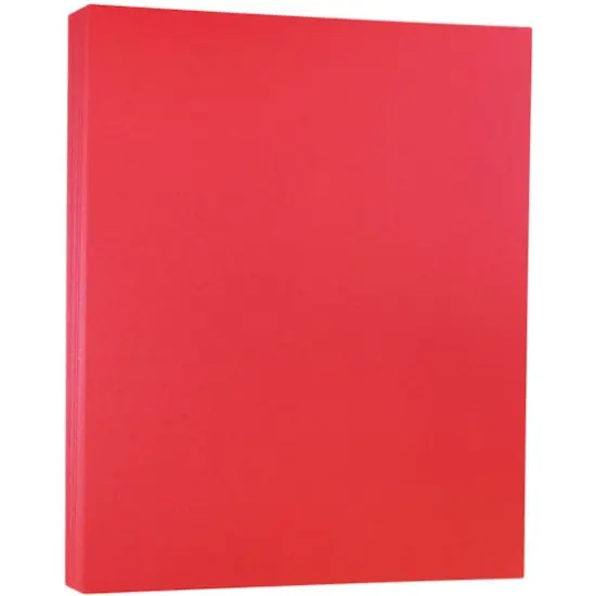 JAM Paper Stardream Metallic 8.5" x 11" Paper, 25 Sheets Jupiter Red {1}