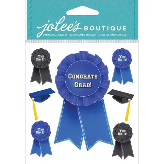 Jolee's Seasonal Stickers-Graduation Caps & Ribbons {1}