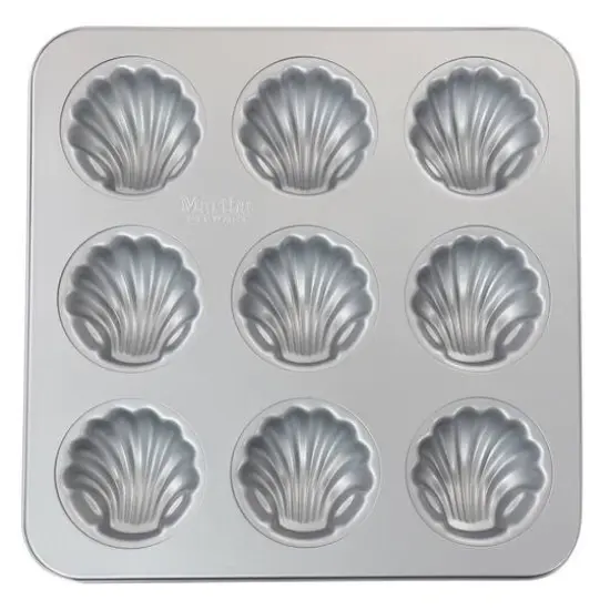 Martha Stewart 11" 9-Cup Carbon Steel Madeline Pan {4}