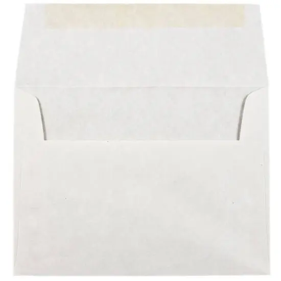 JAM Paper 4.75" x 6.5" Parchment Invitation Envelopes, 50ct. Pewter Gray Recycled {4}