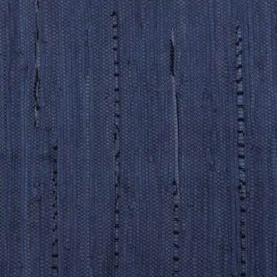 DII&reg; French Blue Rag Rug, 2ft. x 6ft. {6}