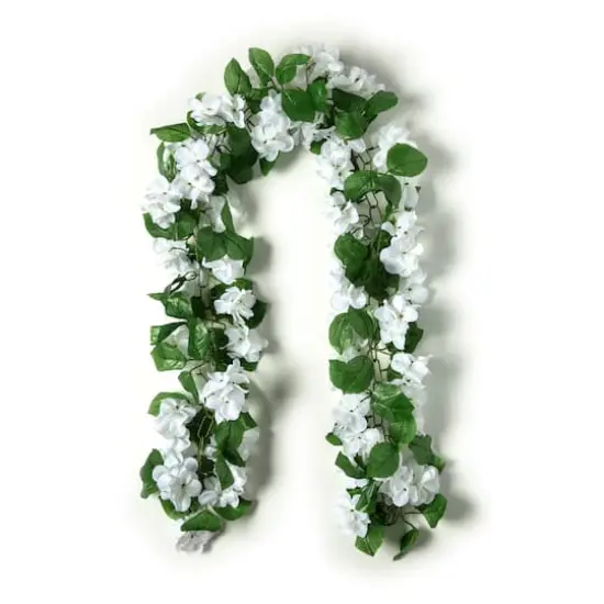 6ft. White Hydrangea Chain Garland by Ashland&reg; {5}