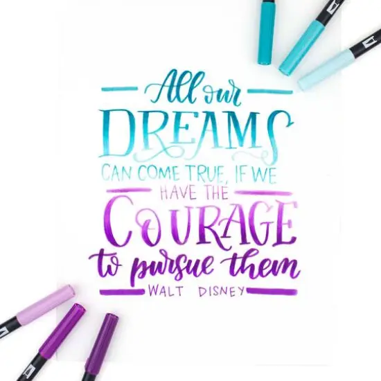 Tombow Dual Brush Pen & Marker Case Set {9}