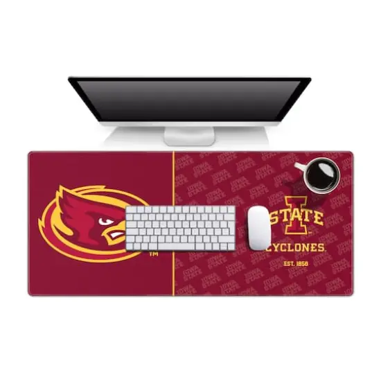 College Football Logo Series Desk Pad Iowa State Cyclones {1}