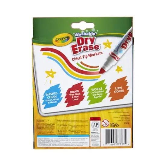 Crayola&reg; Washable Dry Erase&trade; Chisel Tip Markers, 10ct. {5}