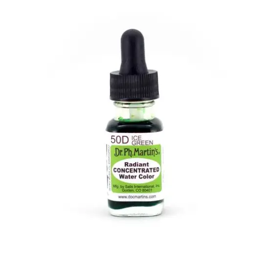 Dr. Ph. Martin's&reg; Radiant Concentrated Watercolor, 0.5oz. 50D Ice Green {1}