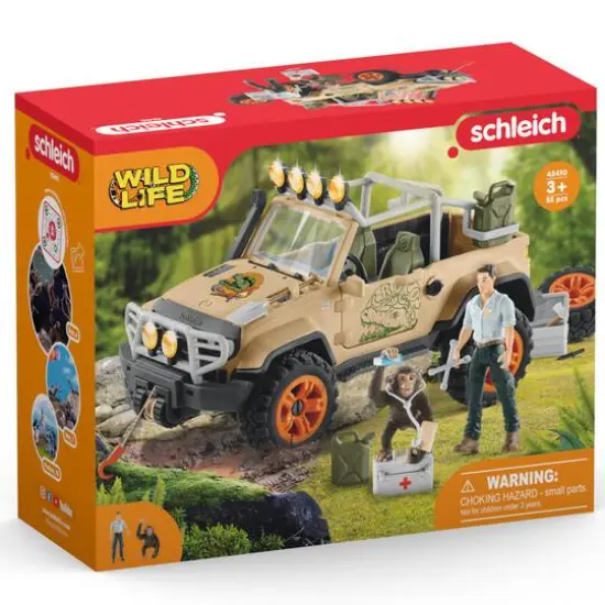 Schleich Wild Life 4x4 Vehicle with Winch {6}