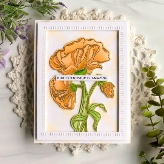 Pinkfresh Studio Essentials Blanket Stitch Rectangle Die Set {9}