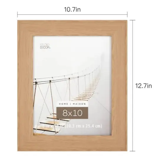 Home 8" x 10" Natural Picture Frame by Studio D&eacute;cor&reg; {5}