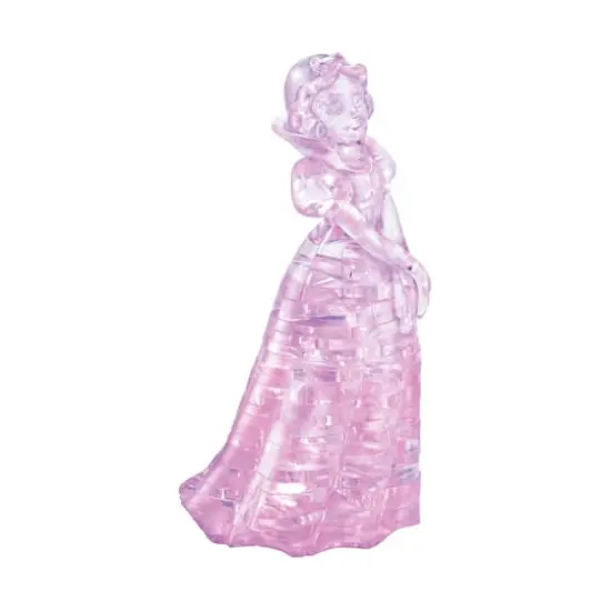 3D Crystal Puzzle - Disney Snow White (Pink): 40 Pcs {1}