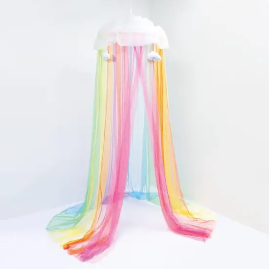 Make It Real&trade; 3C4G Over The Rainbow Bed Canopy Set {5}