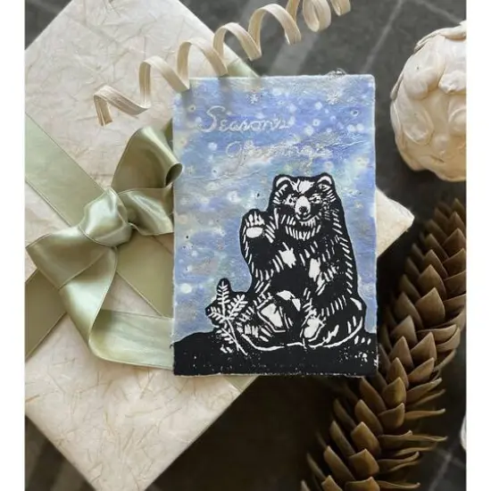 Awagami Thick Infused Handmade Postcards, 10ct. Coffee Colors {6}