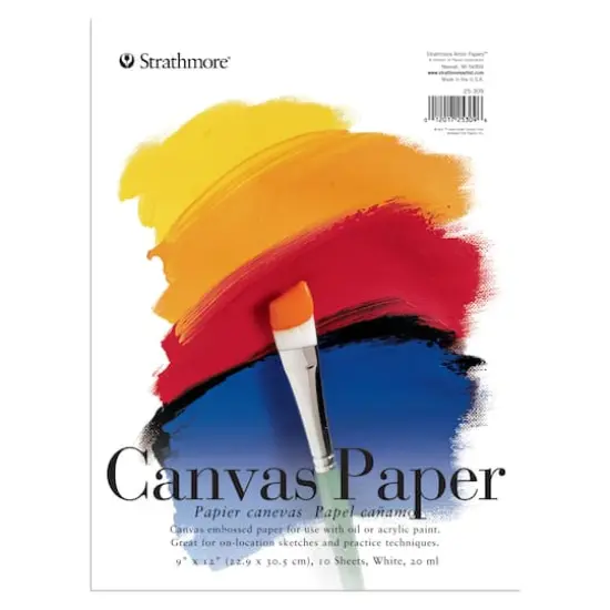 Strathmore&reg; 200 Series Canvas Paper Pad, 9" x 12" {1}