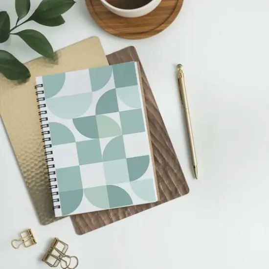 RoomMates Mid-Century Geometric Peel & Stick Wallpaper Green {7}