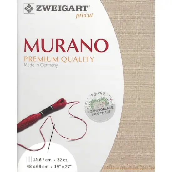 Zweigart&reg; Murano 32 Count Pre-Cut Fabric Beige {1}