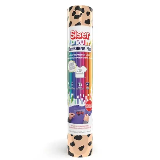 Siser EasyPatterns Plus Wild Leopard Print Heat Transfer Vinyl 36in {1}