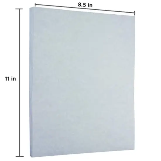 JAM Paper 8.5" x 11" Parchment Paper, 100 Sheets Blue {4}