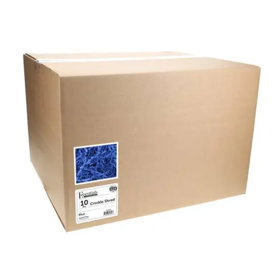 Essentials by Leisure Arts Crinkle Shred Box, 10lb. Blue {4}