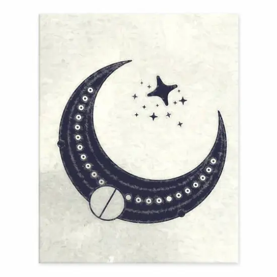 Half Moon Pattern 5 8" x 10" Tabletop Canvas {1}