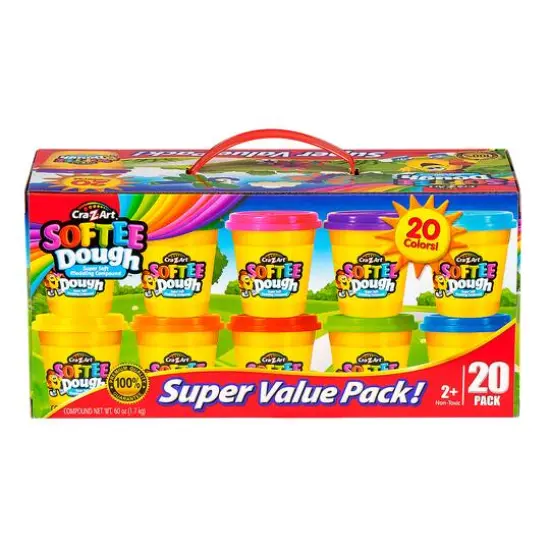 Cra-Z-Art® Softee Dough™ 20 Piece Super Value Pack Modeling Compound {8}