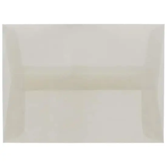 JAM Paper A6 Translucent Vellum Envelopes, 25ct. Platinum Silver {1}