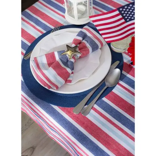 DII&reg; Patriotic Stripe Cloth Dinner Napkins, 6ct. {6}