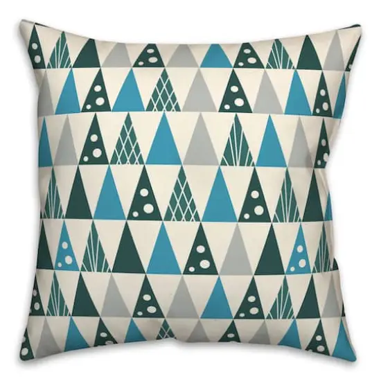 Cool Tree Pattern 18x18 Throw Pillow {1}