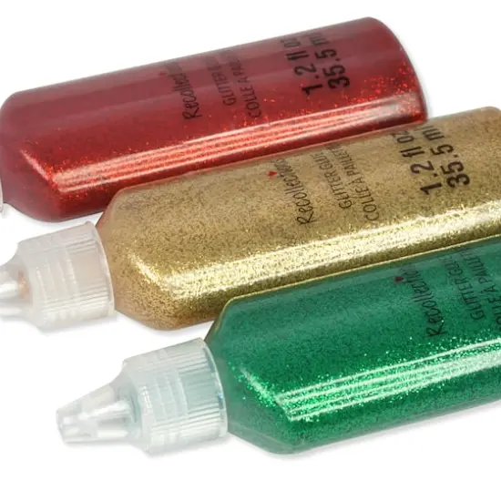 Mixed Glitter Glue, 3ct. by Recollections&trade; Holiday {5}