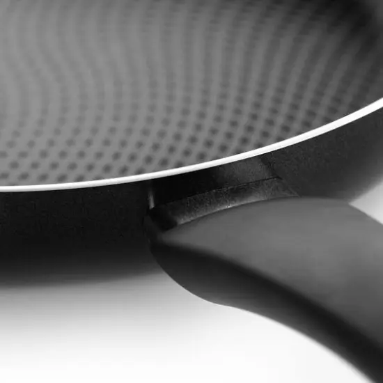 Gibson Home&reg; Piletti 10'' Aluminum Frying Pan Gray and Black {11}