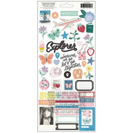 American Crafts™ Maggie Holmes Round Trip Cardstock Stickers {3}