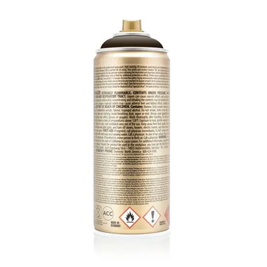Montana&trade; Cans GOLD Shock Color Spray Paint, 400mL S8020 Shock Brown Dark {6}