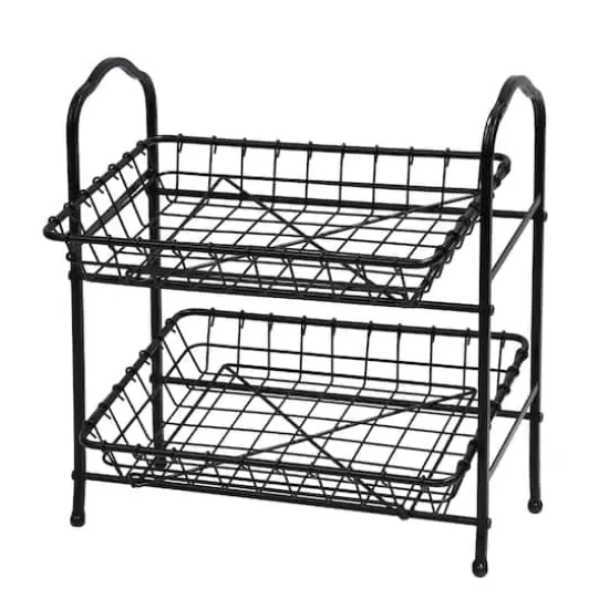 2-Tier Metal Removable Baskets {1}