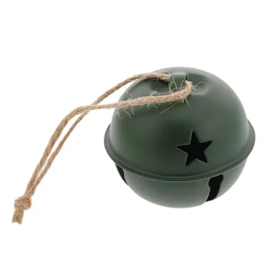 Haute Decor 12ct. 2" Jingle Bell Ball Ornaments Silver/Red/Green {4}