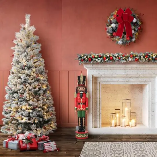 Haute Decor 37" Red & Green Decorative Christmas Nutcracker {4}