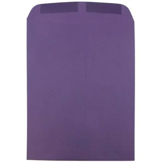 JAM Paper 9" x 12" Dark Purple Open End Catalog Premium Envelopes {4}