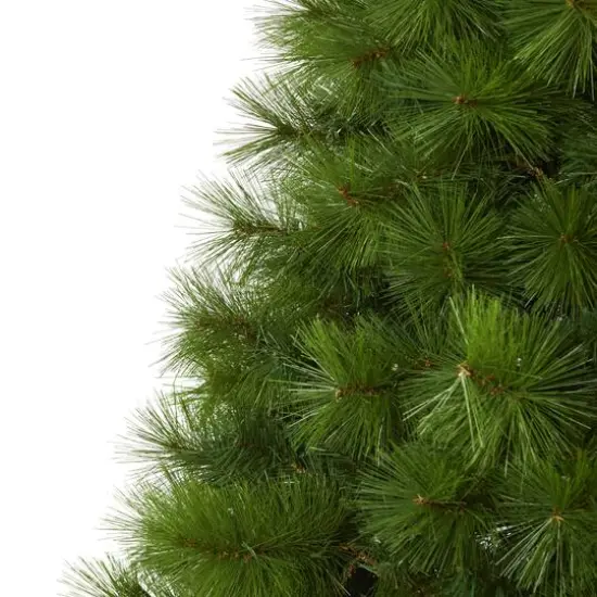 6.5ft. Pre-Lit Green Scotch Pine Artificial Christmas Tree with Clear LED Lights {6}