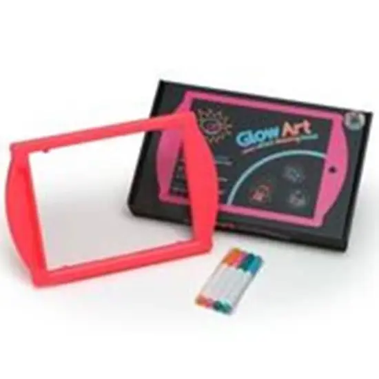 Marvin's Magic Pink Glow Art Neon Effect Drawing Board {3}