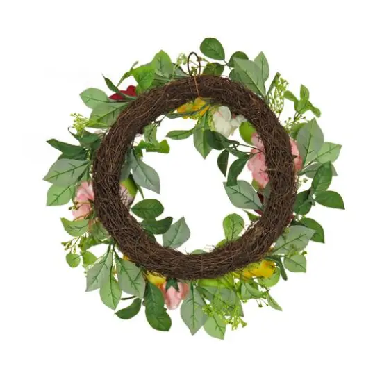 22'' Rose, Peony, and Apple Wreath {5}