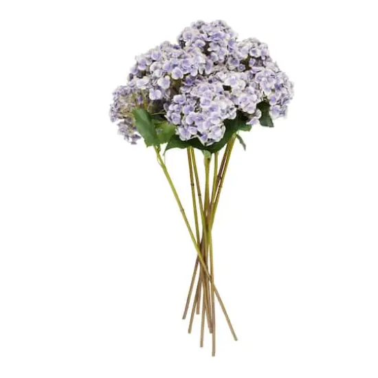 32" Purple Hydrangea Artificial Flower Stem, 8ct. {3}
