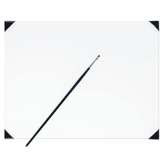 New Wave&reg; POSH&reg; Glass Table Top Palette White {4}