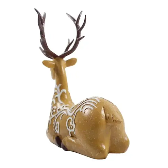 7.5" Frosted Sitting Deer Tabletop D&eacute;cor by Ashland&reg; {3}