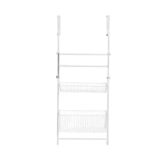 Household Essentials Metal Over the Door Drying Storage Rack {6}