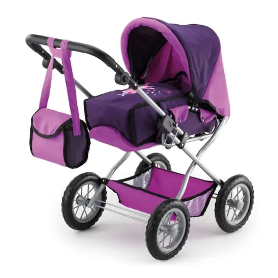 Bayer Design Combi Grande Purple Fairy Pram & Travel Bed Set {3}