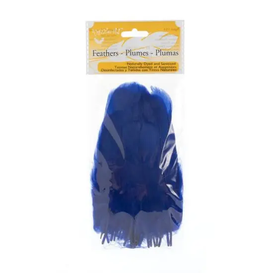 John Bead 5"-7" Goose Feathers Royal Blue {6}
