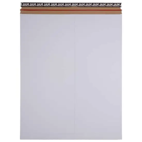 JAM Paper 17" x 21" White Flat Photo Mailer Peel & Seal Closure Envelopes, 6ct. {1}