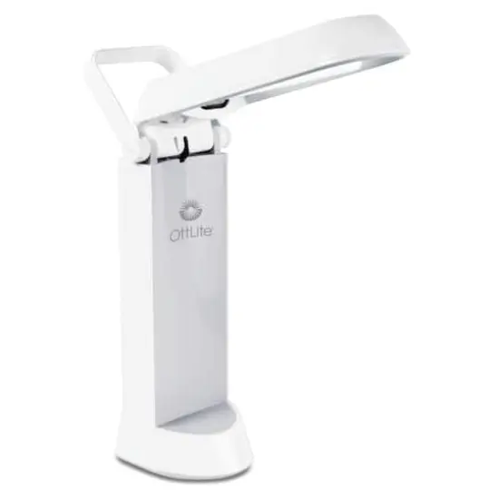 OttLite 13w White Folding Task Lamp {3}